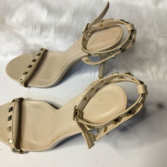 Wild Diva lounge open toe ankle strap heels size 8 - Picture 3 of 4